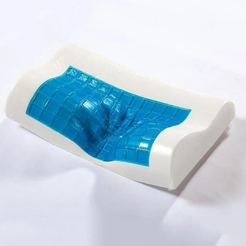 Gel Memory Foam Pillow Cool Massage Bedding for Health Care orthopedic Pillow Comfortable Cervical Neck Slow Rebound foam