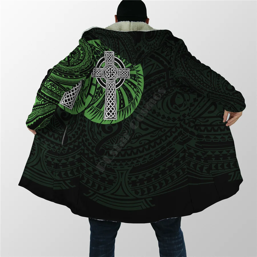 Common Coqu Puerto Rico Cloak 3D All Over Printed Hoodie Cloak for Men Women Winter Fleece Wind Breaker Warm Hood Cloak