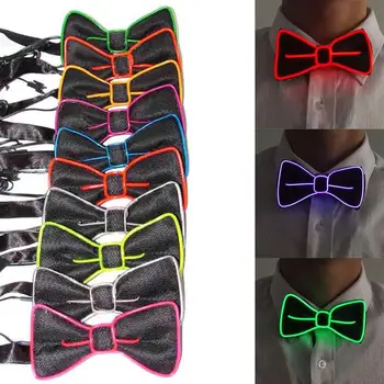 

Luminous Bowtie Jewelry Bow Tie Necktie Fashion Flashing Party