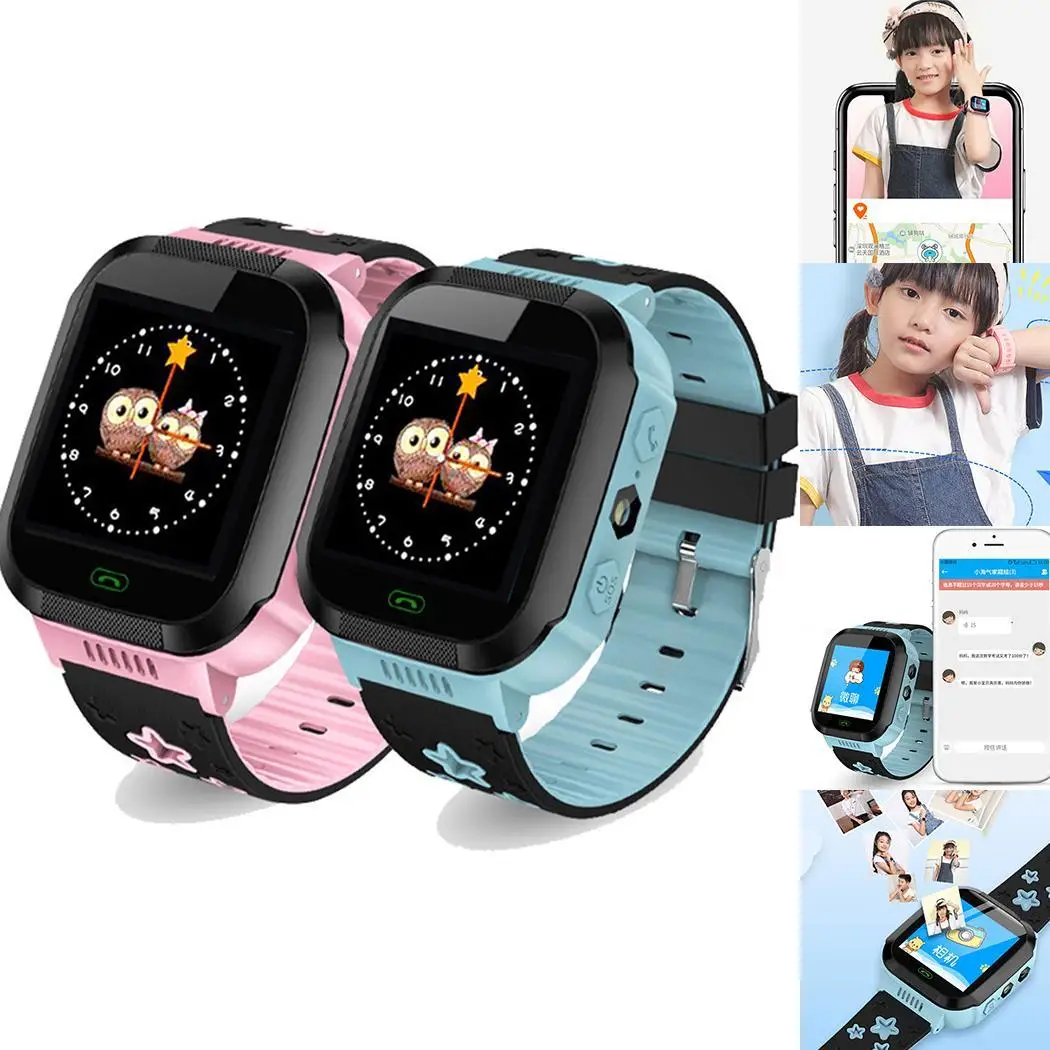 

Children Smart Watch Waterproof Two-way Voice clear and stable call. Square Chat Student Wristwatch 400mAh