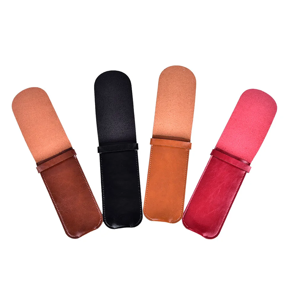 durable Fountain Pen Case Bag PU Leather Ballpoint Bag Pen Pouch Case Gift Bag For Roller Ball Pen holder
