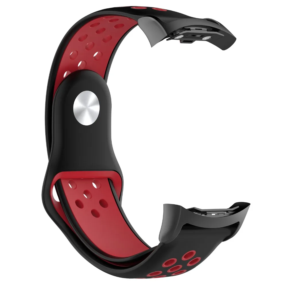 Двойной Цветной силиконовый ремешок для samsung gear Fit 2 Fit2 Pro SM-R360 SM R350 спортивный ремешок замена Браслет ремешок для часов браслет