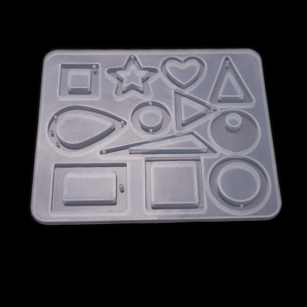 1pcs Multi-Style Silicone Resin Mold DIY Necklace Jewelry Charms Pendant Tool For DIY Jewelry Accessories Making