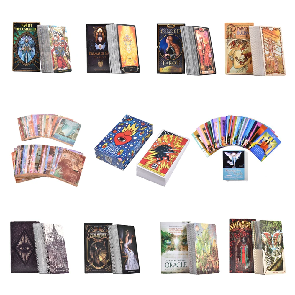 

Tarot Cards The Steampunk Tarot Deck English Oracle Card Table Deck Games Party Playing Card Board Game Guidance Divination Fate