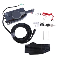 Лодочный мотор 703-48205-16-00 Боковое крепление дистанционного управления дроссельной заслонки коробка переключения для подвесного двигателя Yamaha 10 контактов, правая рука