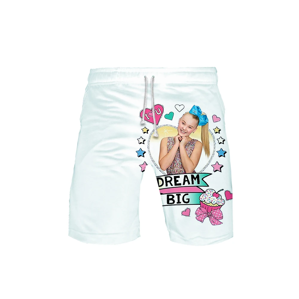 JOJO SIWA напечатанные 3D пляжные шорты Мужская модная уличная одежда шорты Горячая Распродажа Harajuku модная летняя одежда