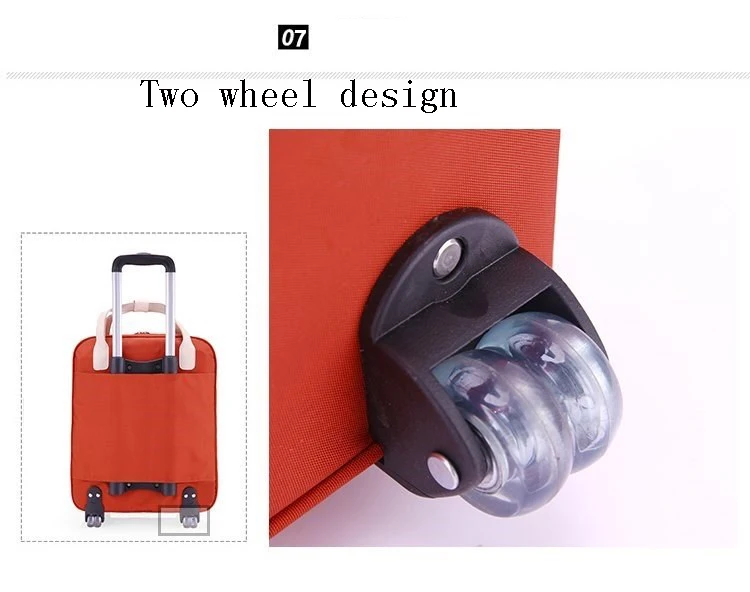 Популярный модный женский чемодан для багажа на колесиках брендовый Повседневный в полоску Складной Футляр Дорожная сумка на чемодан на колесах чемодан