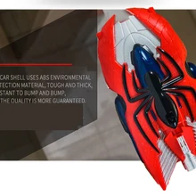 Человек-паук RC скалолазание на стену супер гоночный автомобиль Дистанционное управление автомобиль с светодиодный свет раннее образование лучший подарок для ребенка