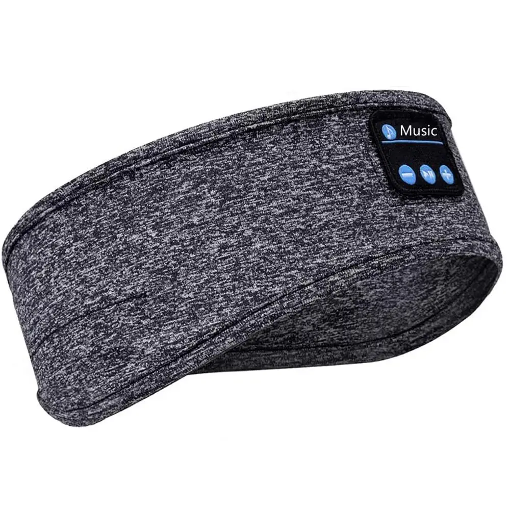 Knitting Music Headband Headset With Mic Wireless Bluetooth Earphone Headphone For Running Yoga Gym Sleep Sports Earpiece