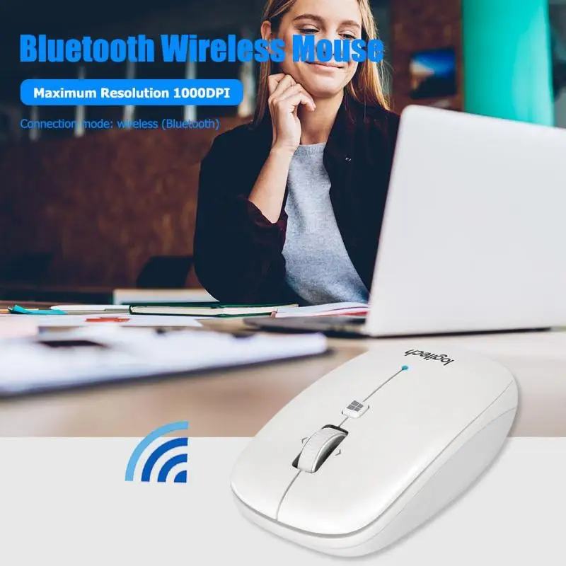M558 Беспроводная Bluetooth мышь компьютер 1000 dpi USB фотоэлектрический симметричный дизайн ноутбука настольная эргономичная оптическая мышь