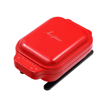 

220V Non-stick Electric Waffle Machine Multifunctional Breakfast Sandwich Cotton Bread Baking Pot Cake Waffle Maker With Timer