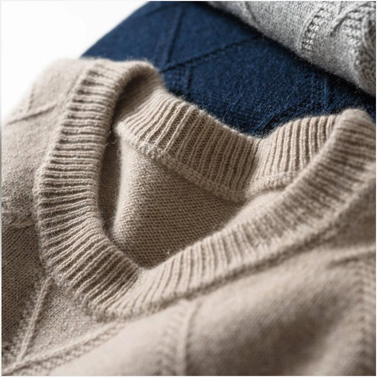 Кашемировый свитер, Мужской пуловер, осенняя зимняя одежда, hombre robe pull homme hiver, мужские деловые повседневные клетчатые свитера, мужской свитер