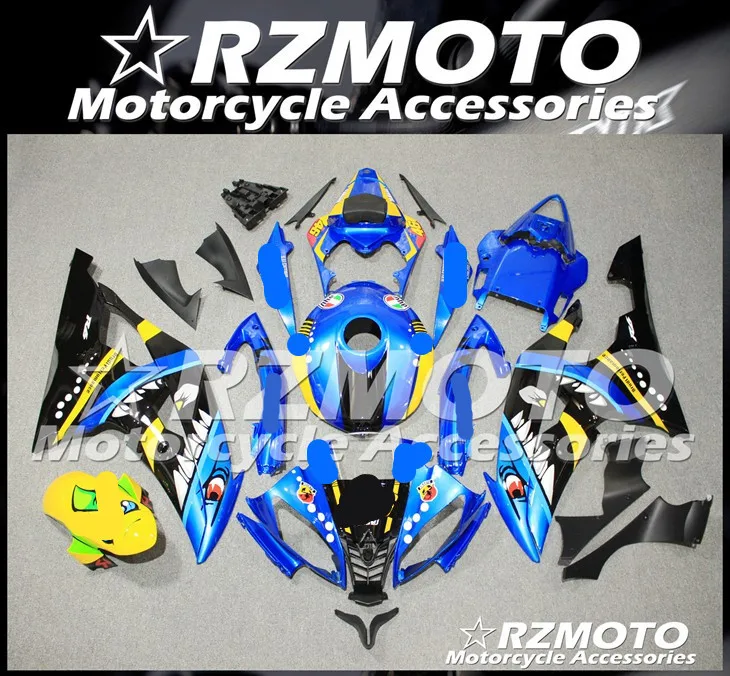 All sorts of color ABS мотоцикл обтекатель комплект для YAMAHA YZF R6 2008- год кузов литьевая форма Магазин № 1804 - Цвет: All sorts of color