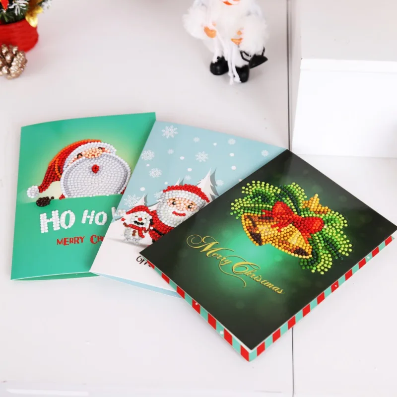 Halloween Christmas Birthday Diamond Painting Invitation DIY Animal Holiday Inviting Card Diamond P - 4.00014E+12