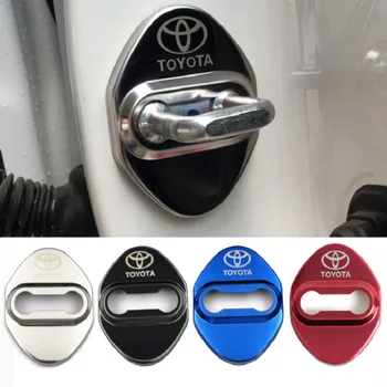 

For TOYOTA LANDER CRUISER Venza PRADO REIZ PRIUS YARIS HIGHLANDER Previa COROLLA RAV4 EZ VIOS Car-Styling Door lock Buckle Cover
