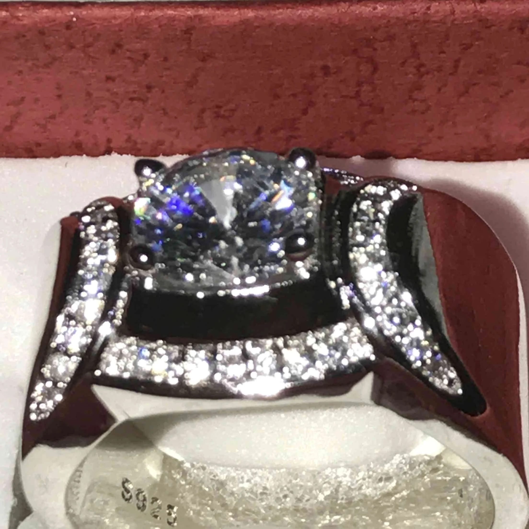 A Choucong ювелирные изделия Размеры 8/9/10/11 Винтаж атмосферу 15ct круглый 5a камень циркон 18KT желтого золота обручальное кольцо для Для мужчин - Цвет основного камня: A