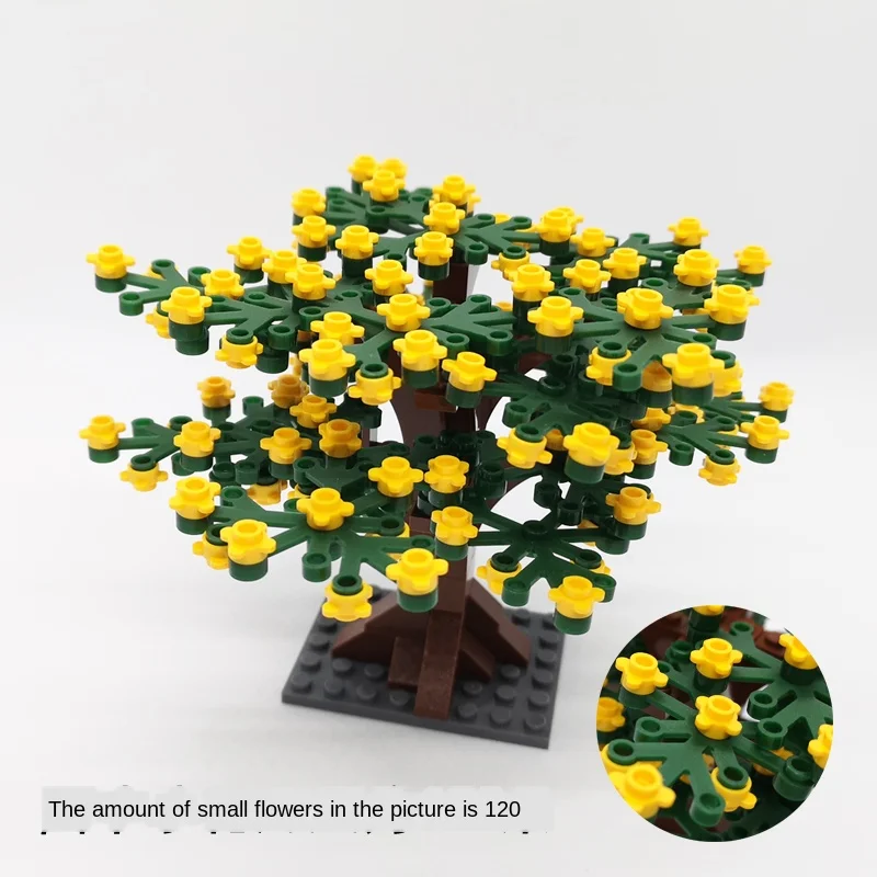 

Building Blocks Rainforest DIY Accessories Leaves Forest Scene MOC Small Building Block Toys for Children