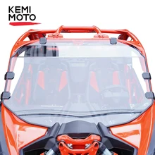 KEMIMOTO лобовое стекло устойчиво к царапинам PMMA полное лобовое стекло для Can-Am Maverick X3 900/Turbo/X RC/X RS/X DS/X MR/MAX 1/4