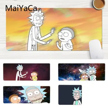 

MaiYaCa Funny Funny Rick and Morty Gamer Speed Mice Retail Small Rubber Mousepad Large Lockedge Mouse pad PC Computer mat