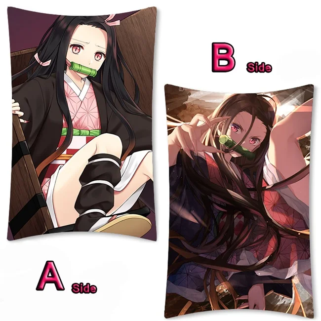 19 Аниме Demon Slayer: Kimetsu no Yaiba Kamado Tanjirou Dakimakura длинная подушка для объятий чехол кровать подушка Pilow Cover 2WAY 35x55 см - Цвет: 19