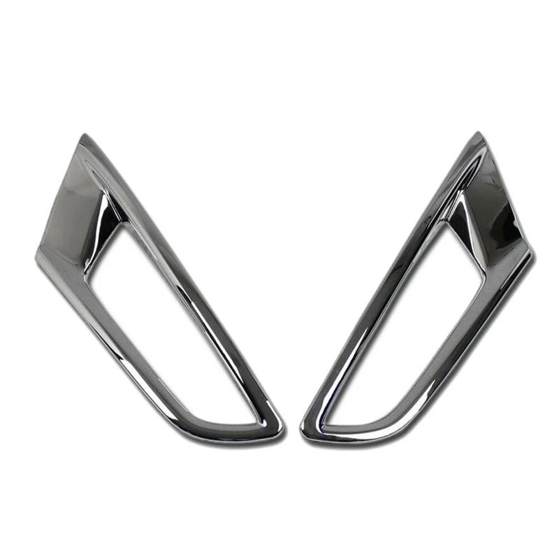 

Car Chrome ABS Rear Reflector Fog Light Lamp Cover Trim for Mazda CX3 CX-3 2016-2019