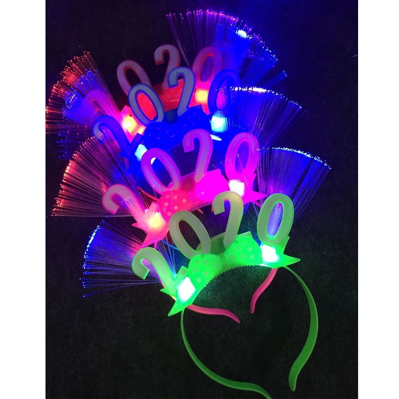 1PC Flashing Led Glasses Luminous Party Decorative Light Up Gift Glowing Headband Festival Wedding New Year