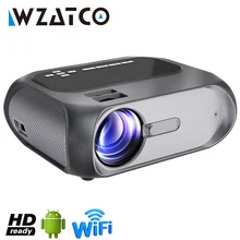 WZATCO-miniproyector LED B7, dispositivo de proyección portátil inteligente con Android 9,0, Wifi, HD, compatible con Full HD, 1080p, 4K, vídeo doméstico