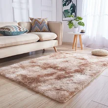 Мягкие пушистые коврики большой 3 см мохнатый ковер для гостинных спальни Обеденная плюшевые коврик, напольный ковер для домашнего украшения шелковистый коврик D20