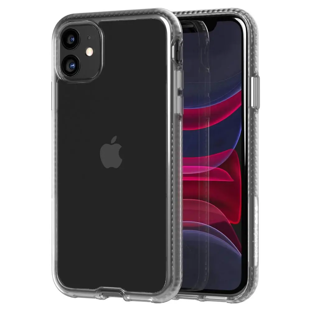 Clear Для iphone 11 чехол чистый прозрачный тонкий кристально чистый анти-микробные свойства защита от падения для iphone 11 Pro max 7 8 X с логотипом - Цвет: Clear