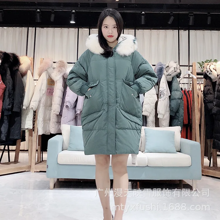[Bazaar] Shoppe бренд INS пуховик зима стиль женское платье поставка товаров частей Go