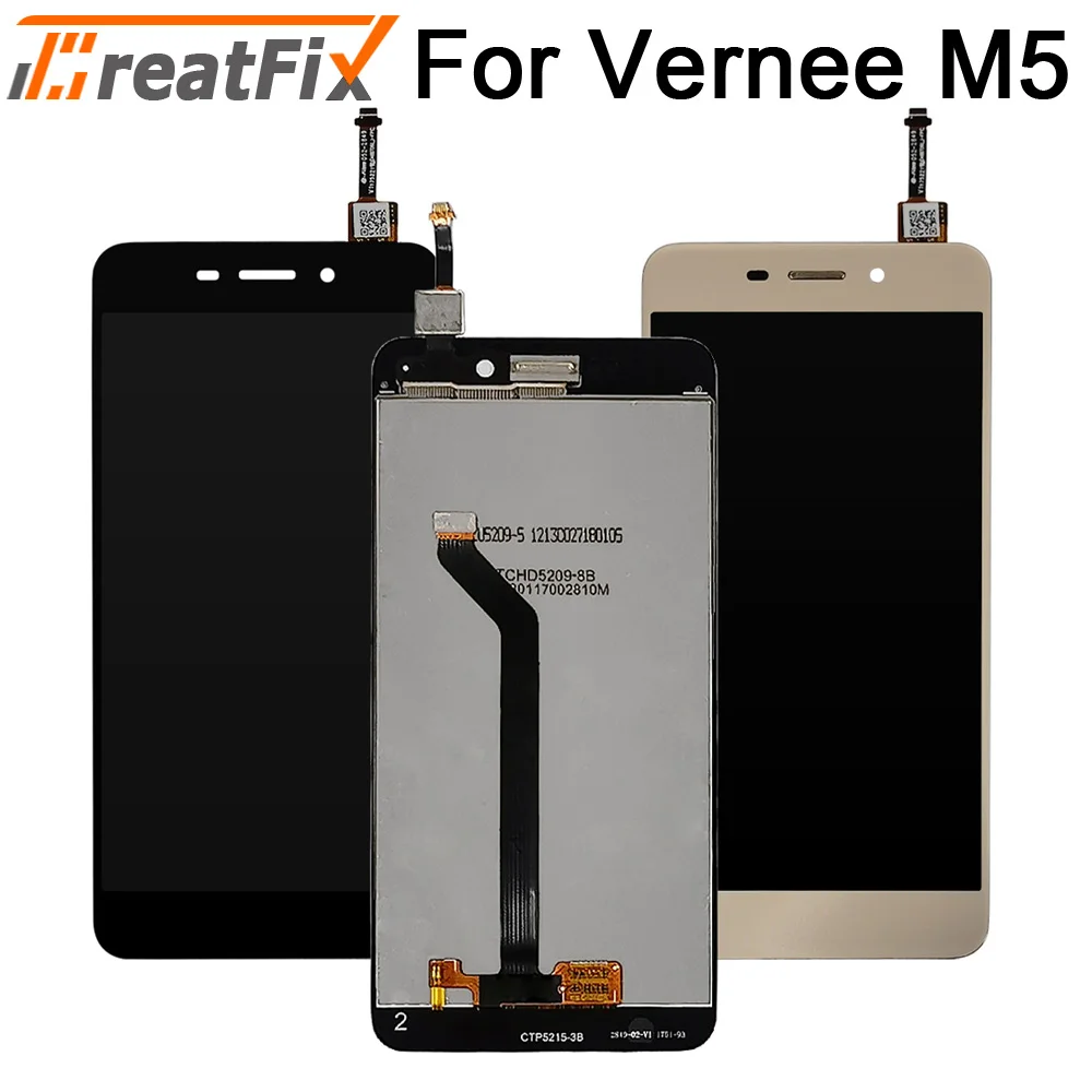 Для Vernee M5 M 5 1280*720 2 дюймов ЖК дисплей в сборе + сенсорный экран Digitzer ремонтная