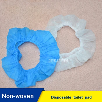 

10PCS Disposable Toilet Pad Travel Hotel Bathroom Waterproof Dustproof Safety Toilet Seat Cover Mat Non-woven Toilet Seat Pads