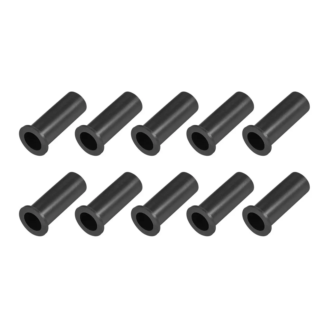 

uxcell 10Pcs Strain Relief Boots 34mm PVC Cord Protector Cover 6mm-10mm Inner Dia Black Protect Power Cords from Breaking