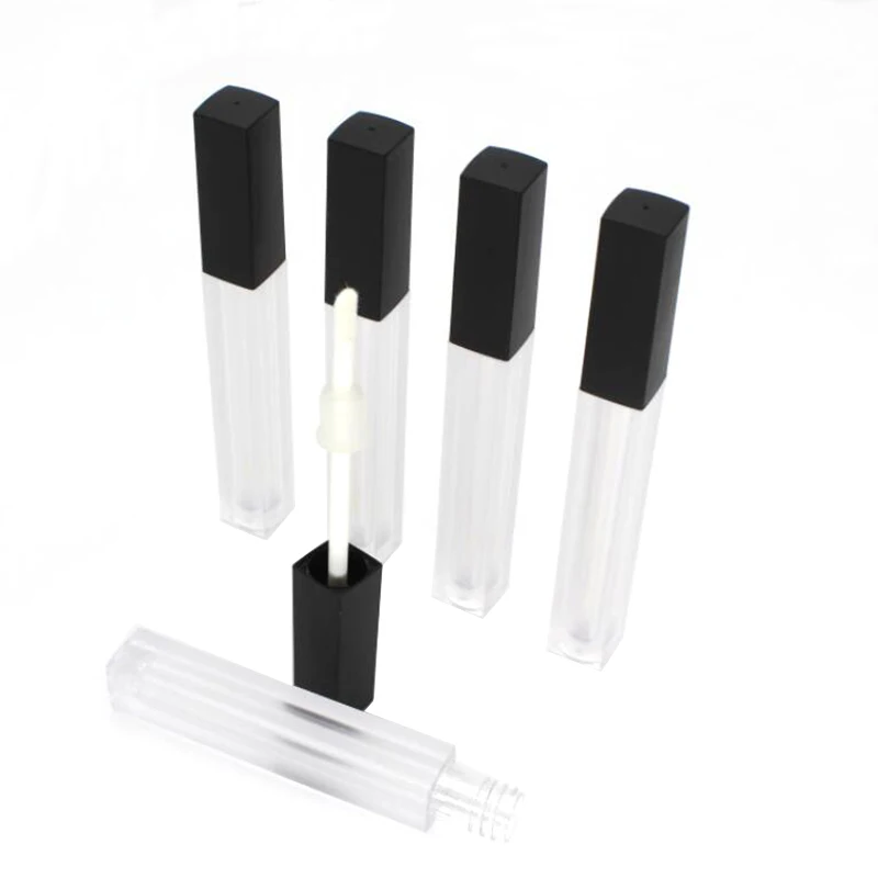 

20 шт. матовый полупрозрачный бутылка для блеска для губ, Пластиковый пустой флакон для косметического масла, многоразового использования, флакон для хранения жидкой губной помады