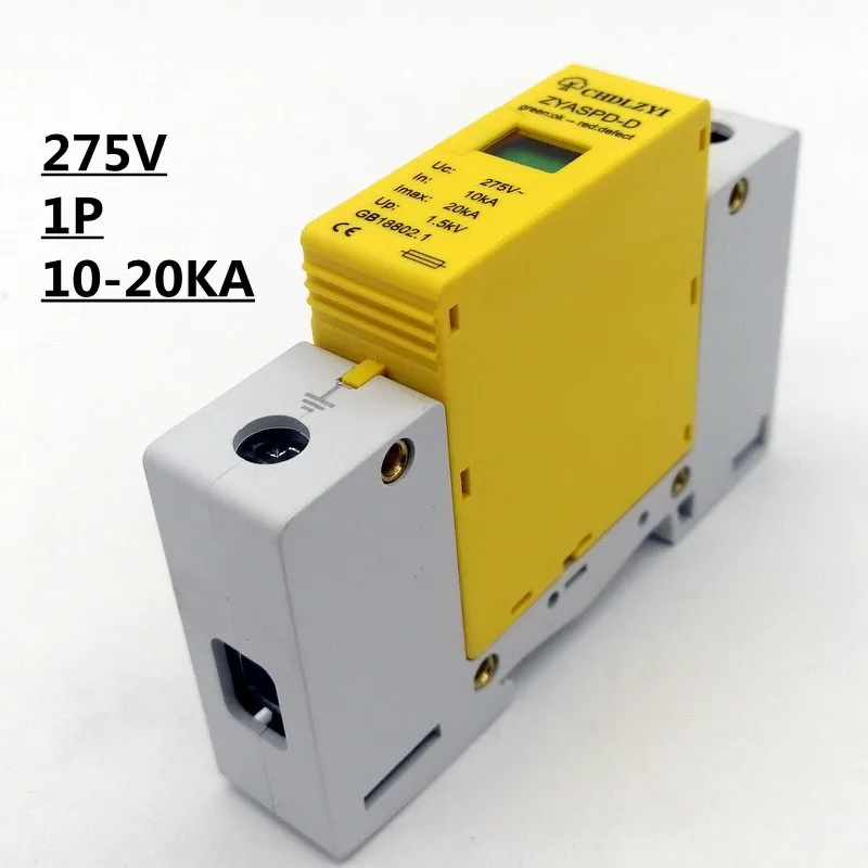 

1pole 10-20KA 275 VAC module for SPD House Surge Protector Device