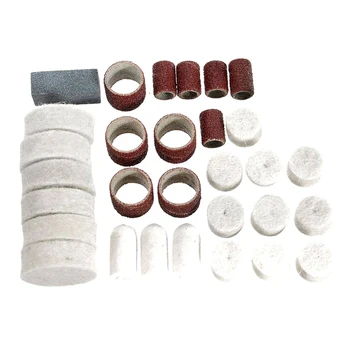 

222pcs 1/8 Inch Shank Rotary Tool Accessories Bits Sanding Belts Polishing Wheel For Dremel With Wooden Storage Box