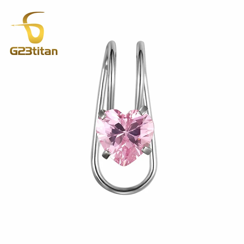Серьги-Клипсы из нержавеющей стали с цирконом клипсы для ушей кольца для женщин поддельные серьги - Окраска металла: Zircon Fake Earrings