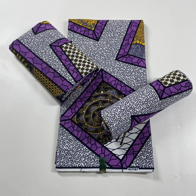 2021 New Hot Sale African Wax Fabric Cotton Material Nigerian Ankara Block Prints Batik Dutch High Quality Sewing Cloth VL-40 22