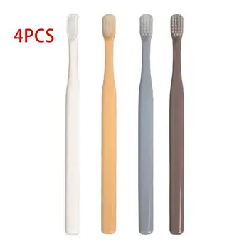 

4 PCS Multi-Color Tooth Brush Portable Travel Eco-friendly Brush Tooth Care