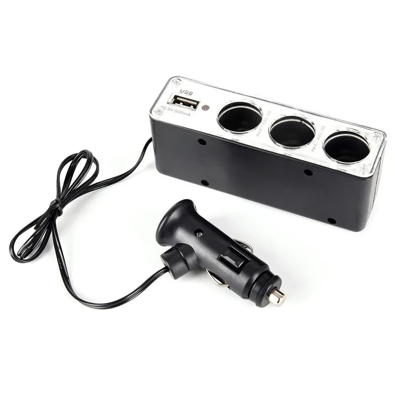 Разъем с usb портом Высококачественная Автомобильная зажигалка 3 в 1 шт.|Зажигалка|