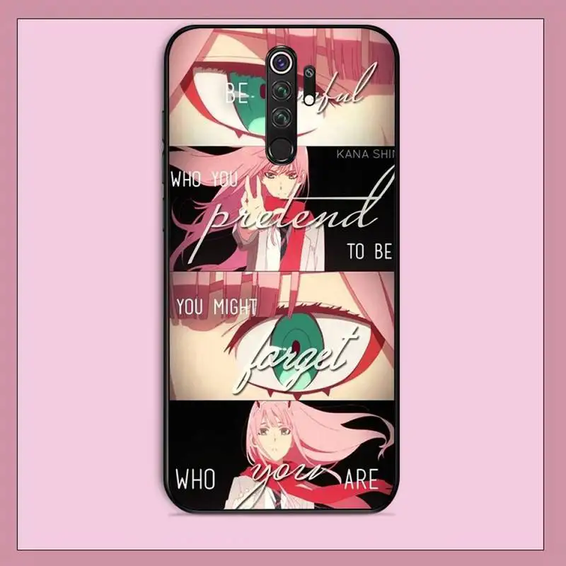 TOPLBPCS Zero Two Darling in the FranXX аниме жесткий чехол для телефона RedMi note 7 8 9 6 5 4 X pro 8T