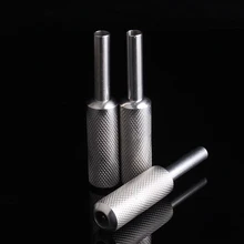 Высокое качество Профессиональный 3 шт 16 мм рукоятка из нержавеющей стали само-задняя трубка задняя Татуировка ручка татуировка трубка с задней стволовой#107