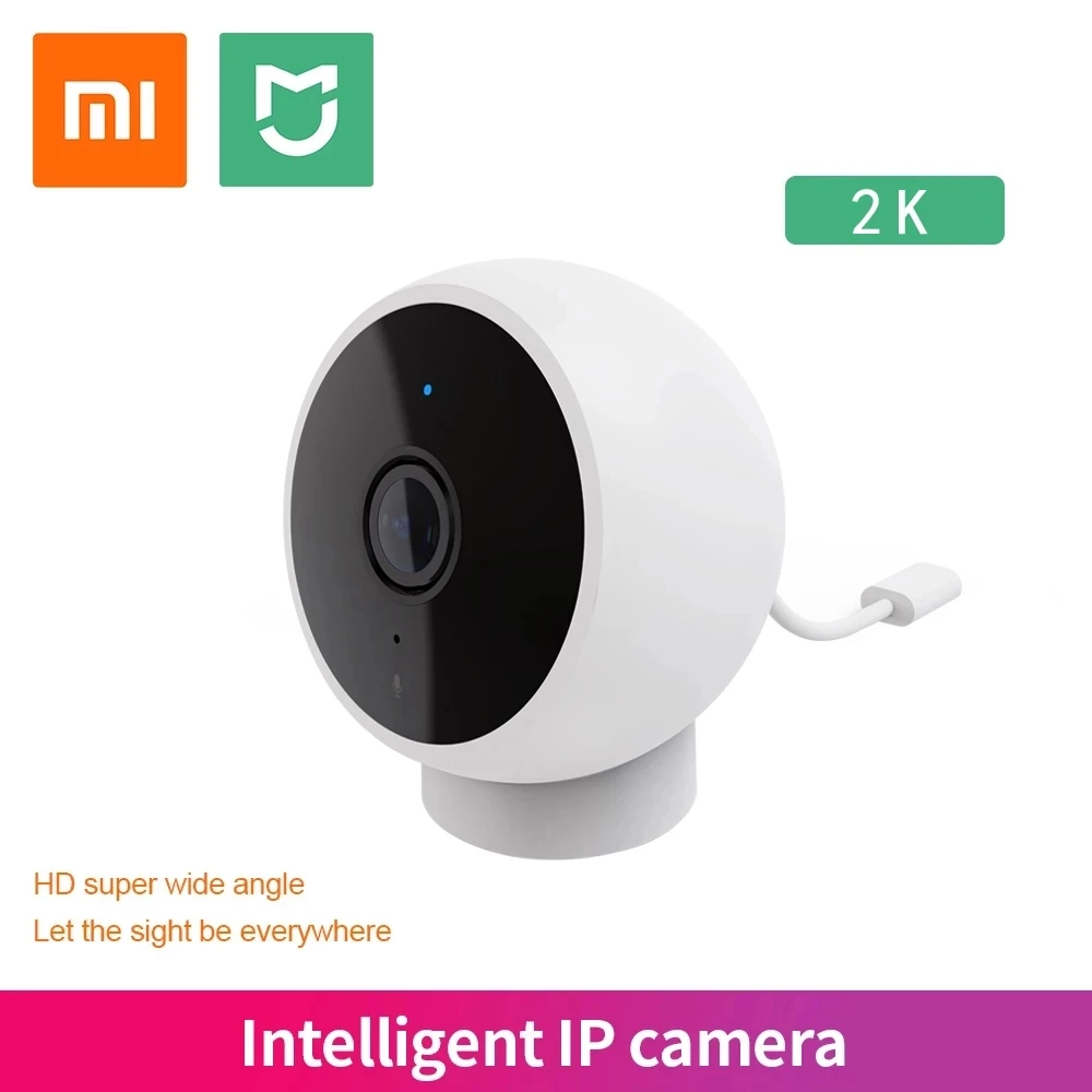 Xiaomi Mijia Smart Ip Camera 2K 1296P Wifi Night Vision Two Way Audio Kамера Xiaomi Webcam Video cam Baby Security Monitor
