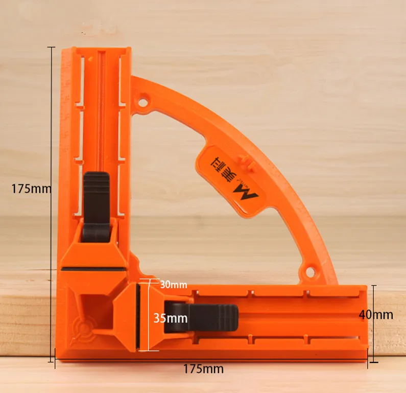1 шт. 90 градусов прямоугольный зажим для деревообработки угловой зажим рамка строчка позиционер фиксированный угол для деревообрабатывающих инструментов