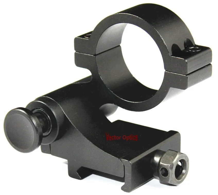 Векторная Оптика Тактический 4x Лупа для Red Dot прицел с откидной к боковому креплению