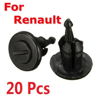 

20Pcs Bumper Fastener Trim Clip Rivets For Renault Clio Laguna Megane Espace