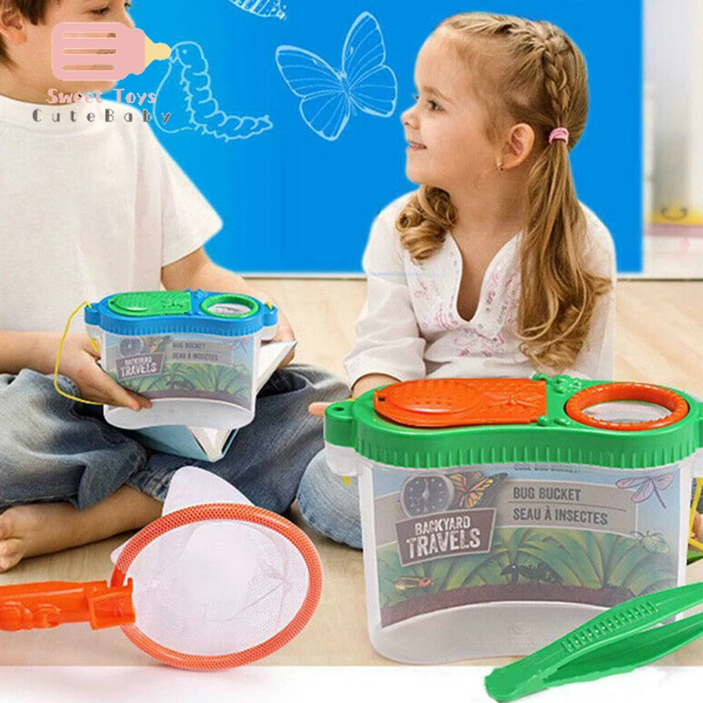 

Early Education Toy Insect Feeding Experimental Observation Box Insect Research Plastic Tool Box Set Puzzle Toy Biology Toys