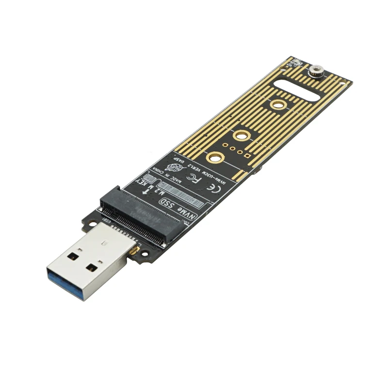 PCI-E M.2 Накопитель SSD с протоколом NVME к usb-адаптеру 3,1 GEN2 10 Гбит/с TYPE-C JMS583 адаптер добавляет кейс для электронного аксессуар