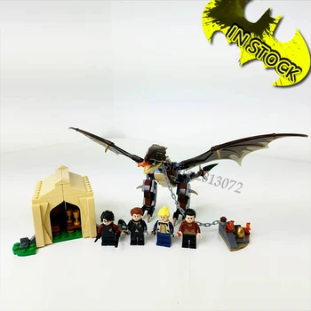 

In Stock 75946 The Hungarian Horntail Triathlon Challenge 11341 Potter Movie Serices 287pcs Model Building Blocks Bricks Toys