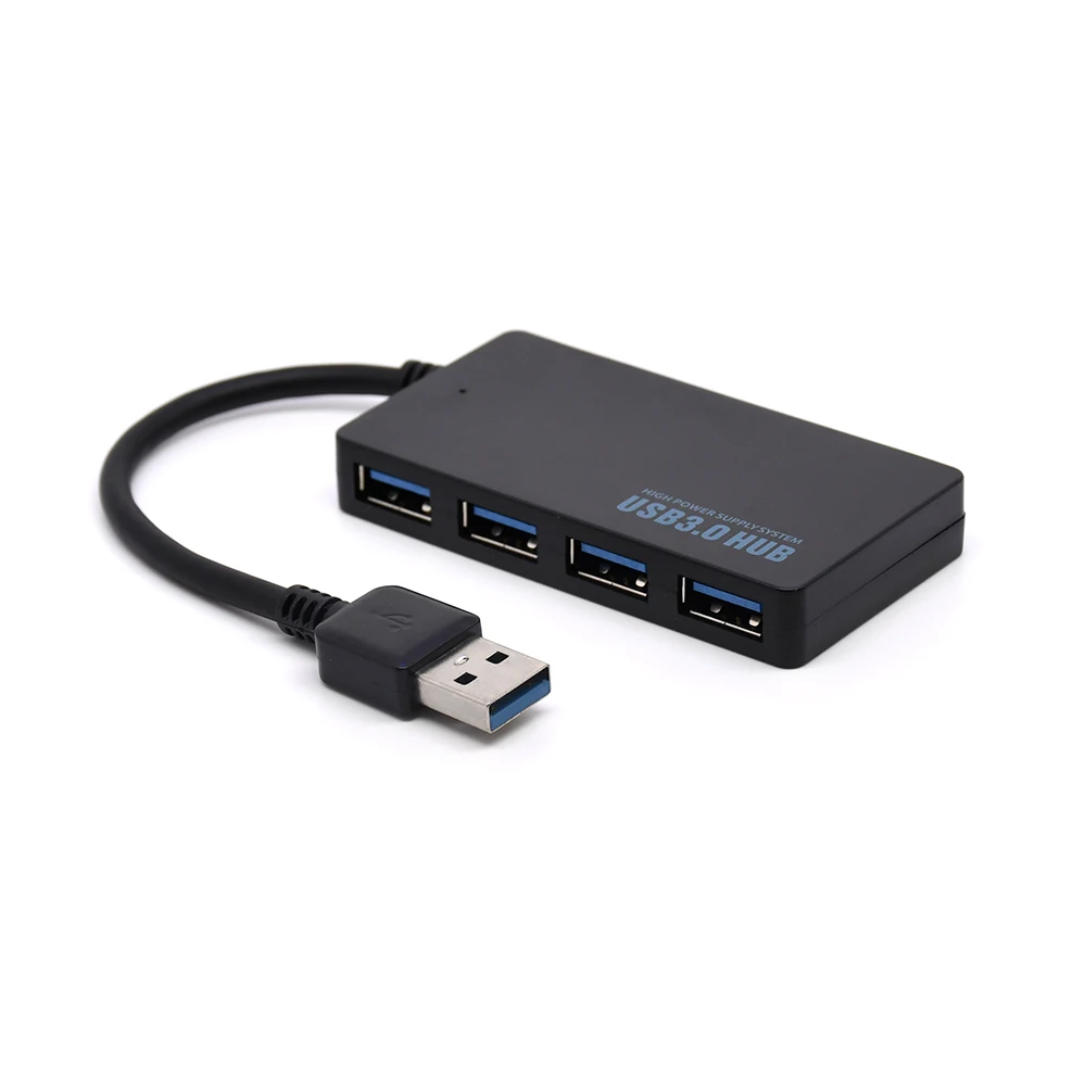 

4-портовый USB3.0 концентратор USB3.0 разветвитель кабеля для компьютера ноутбука с разъемом питания DC3.5